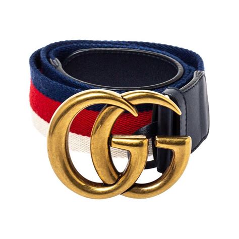 gucci navy blue belt|gucci belt with g buckle.